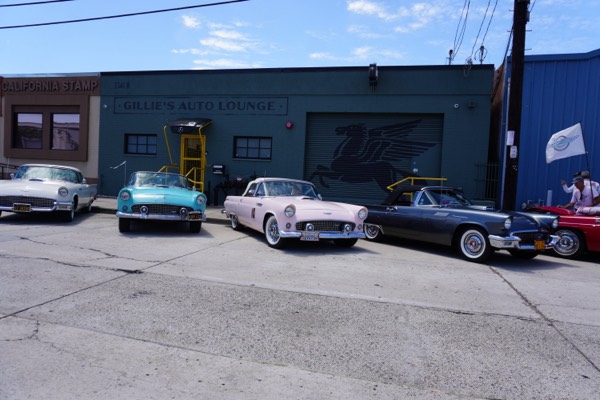 T-Bird Cars and Lunch at Gillie's Auto Lounge