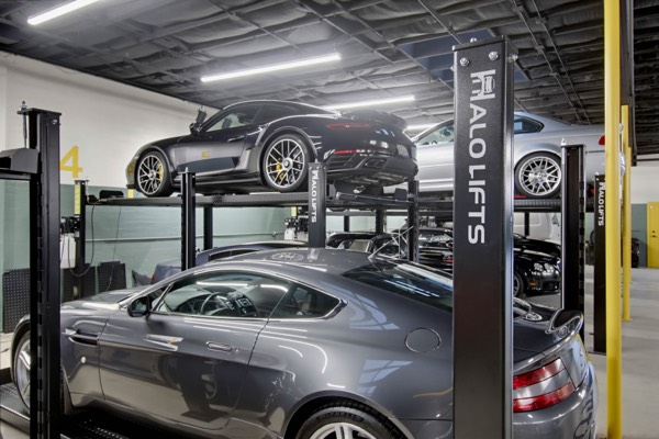 Cars on the lifts — Gillie's Auto Lounge