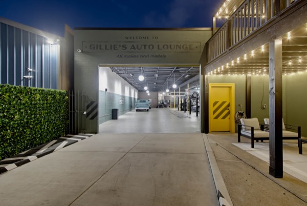 Between the lifts — Gillie's Auto Lounge