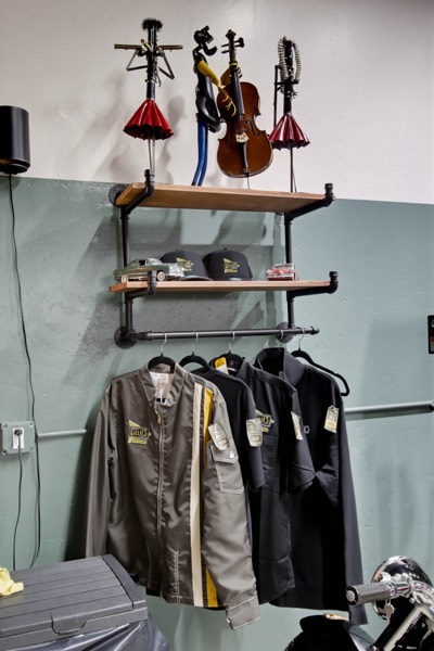 The merch rack — Gillie's Auto Lounge