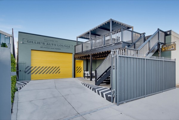 Garage doors and ramp — Gillie's Auto Lounge